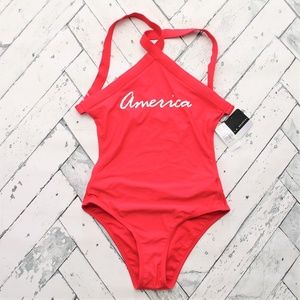 LA Hearts Swim - La Hearts "America" One Piece Swimsuit LA Hearts Swim - La Hearts "America" One Piece Swimsuit